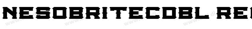 NesobriteCdBl Regula字体转换